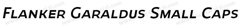 Flanker Garaldus Small Caps Italic字体转换